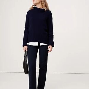 Banana Republic Navy Blue Sloan Pants - Size 8